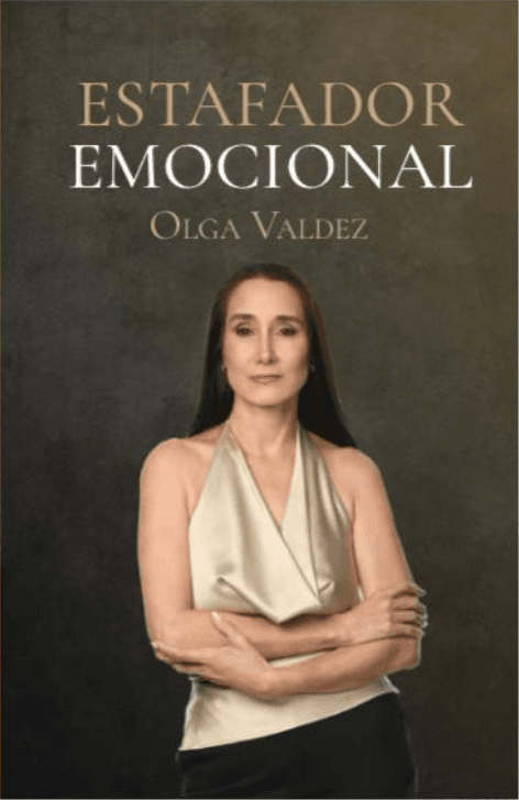 Portada del libro «Estafador Emocional» de Olga Valdez